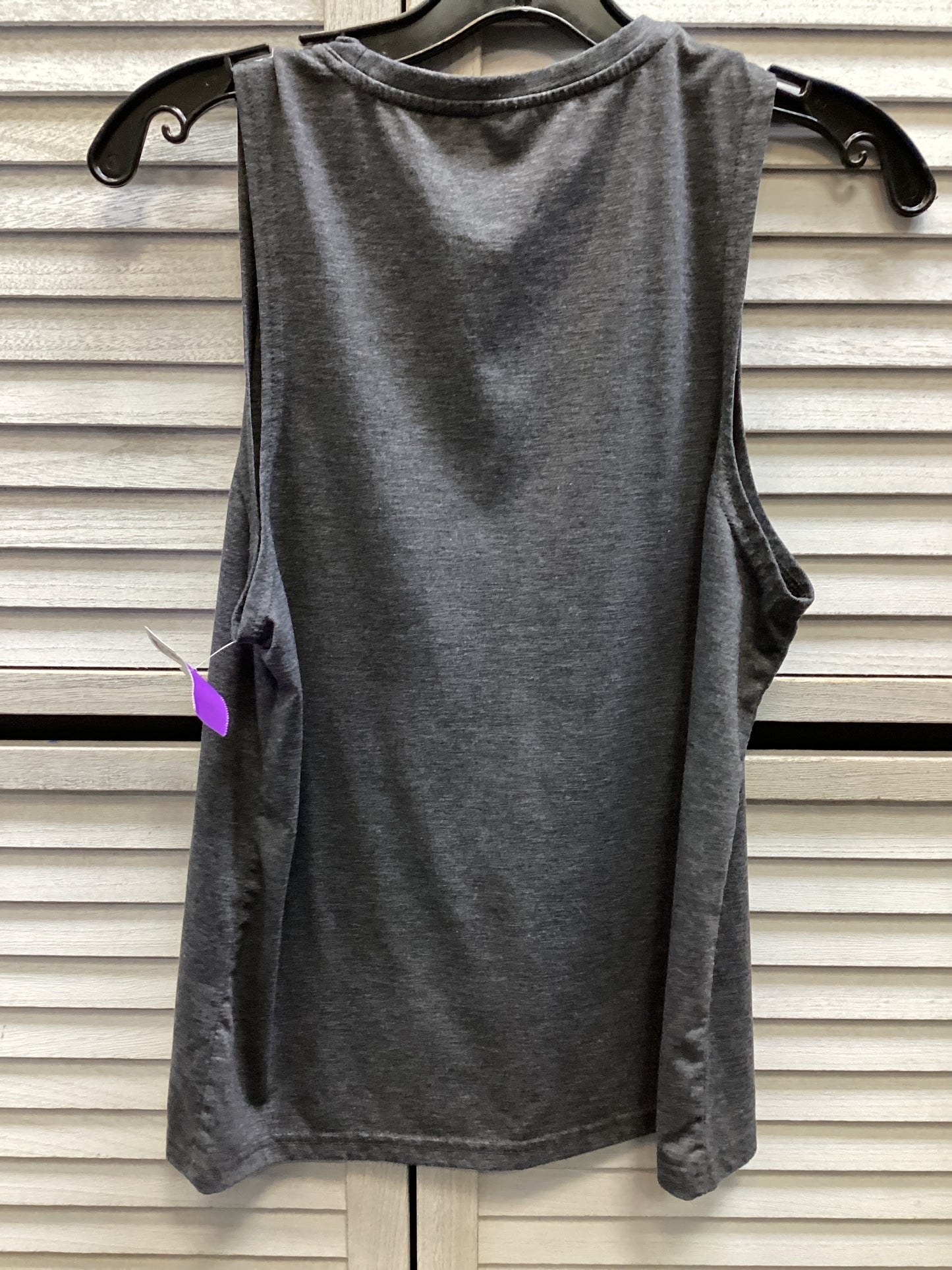 Athletic Tank Top By Clothes Mentor In Grey, Size: S