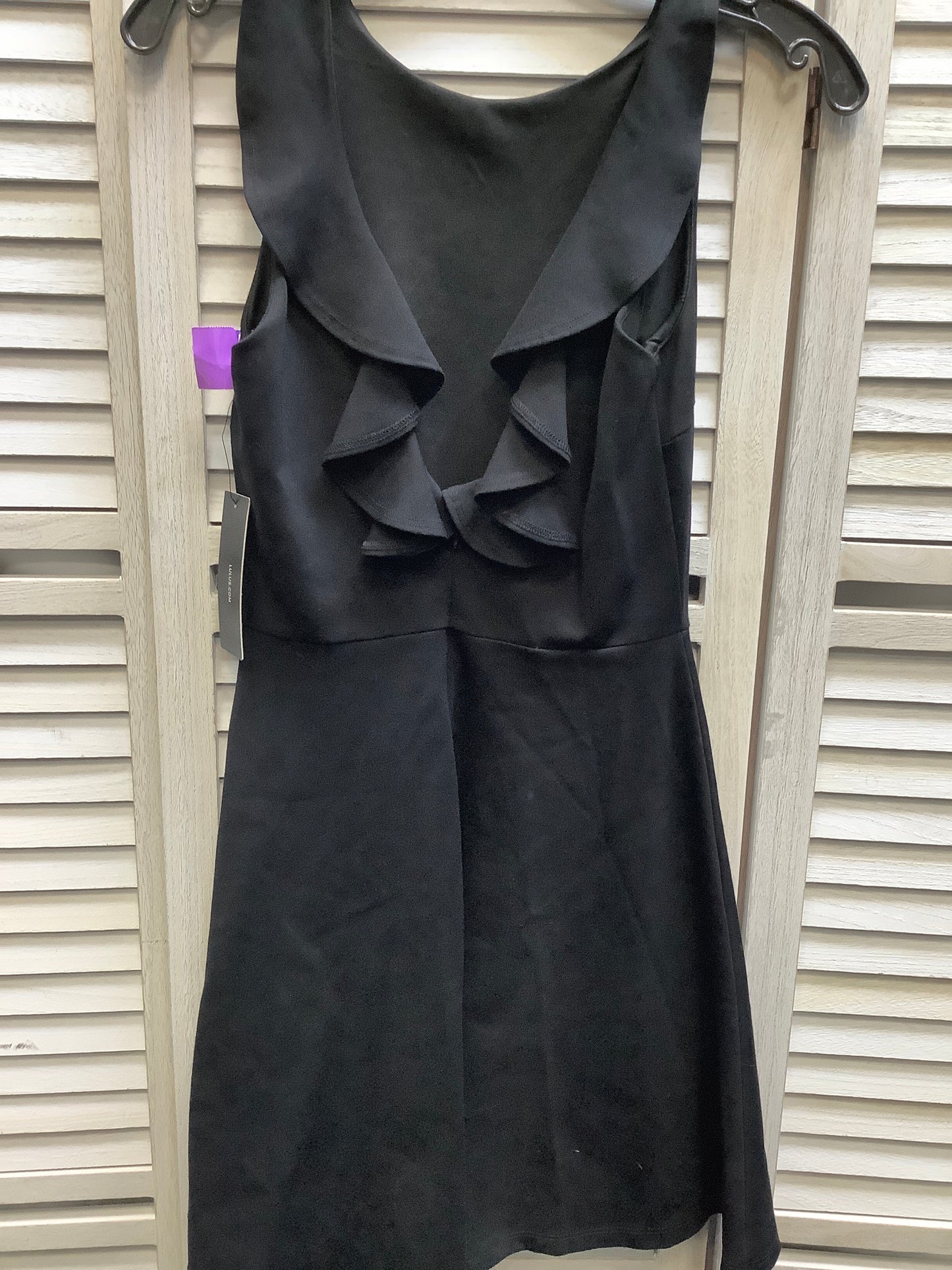 Black Dress Casual Midi Lulu, Size S