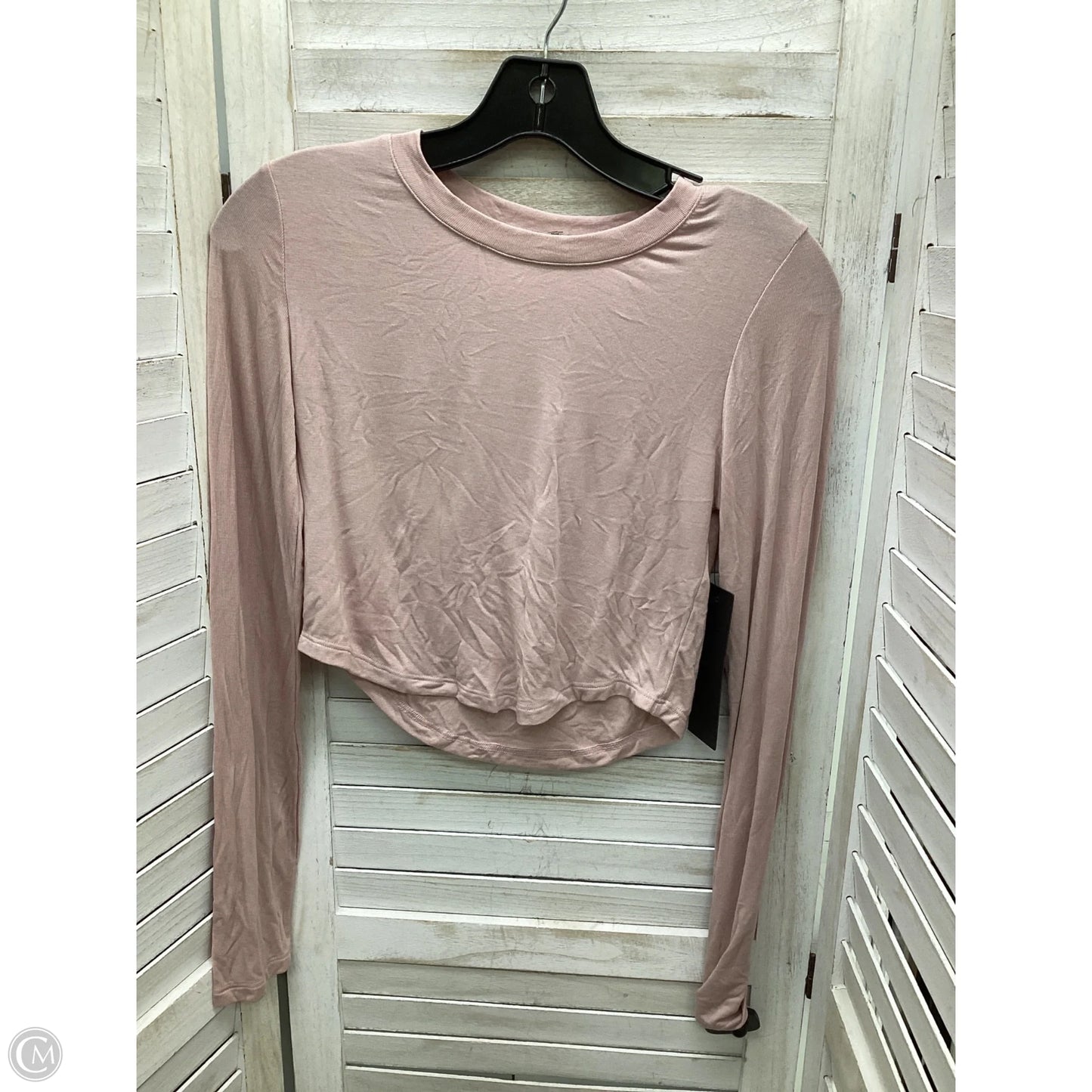 Top Long Sleeve By Clothes Mentor In Pink, Size: L