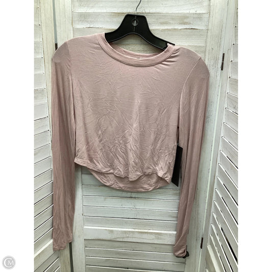 Top Long Sleeve By Clothes Mentor In Pink, Size: L