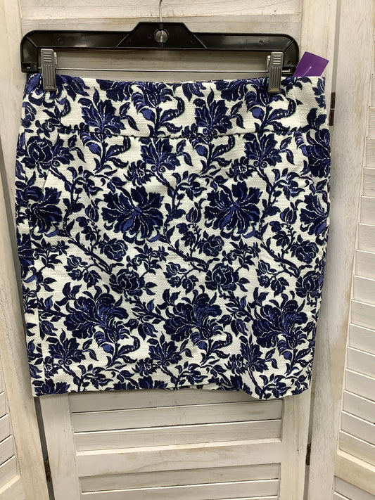 Blue Skirt Midi Ann Taylor, Size 4