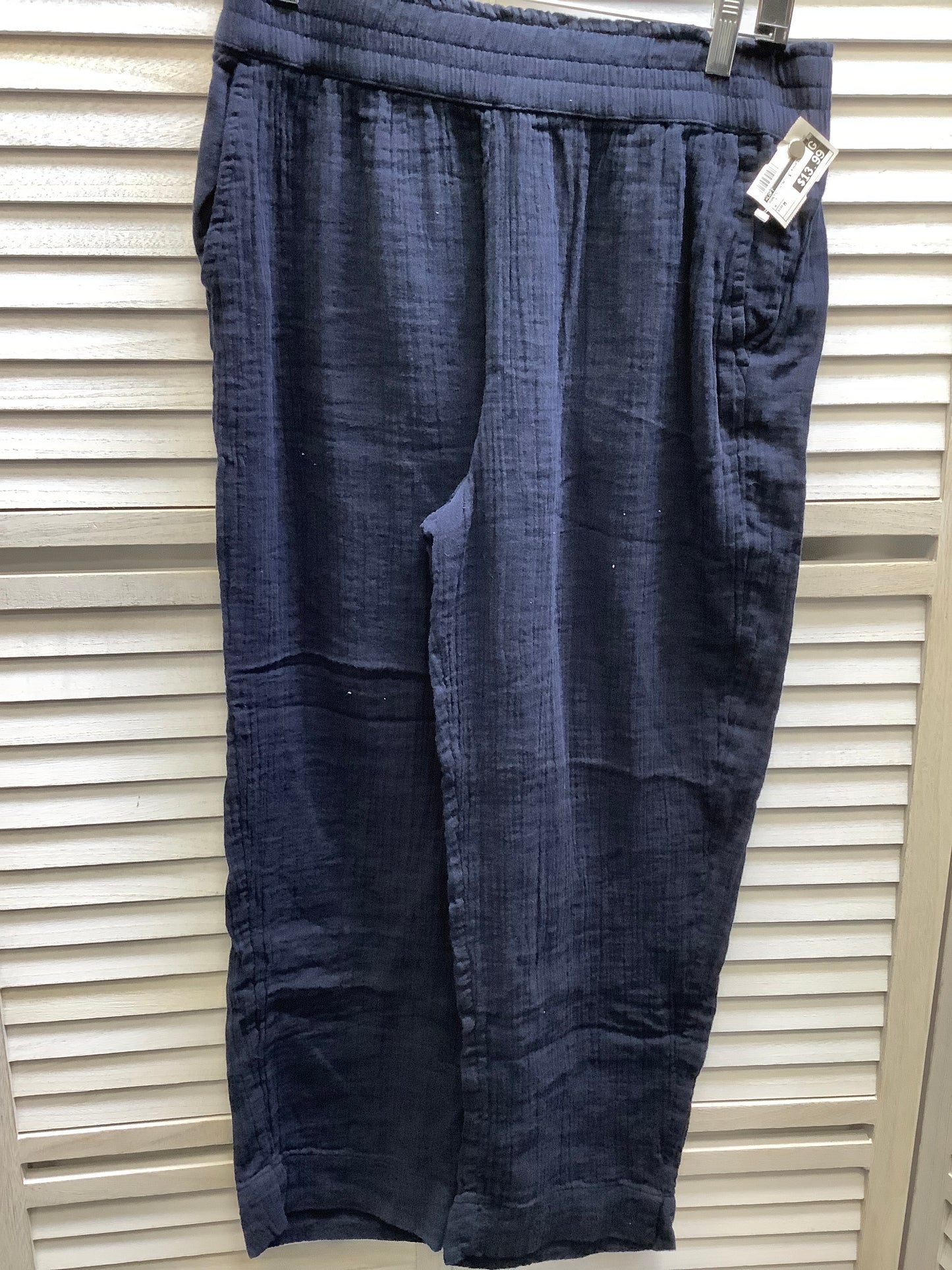 Blue Pants Chinos & Khakis Loft, Size M