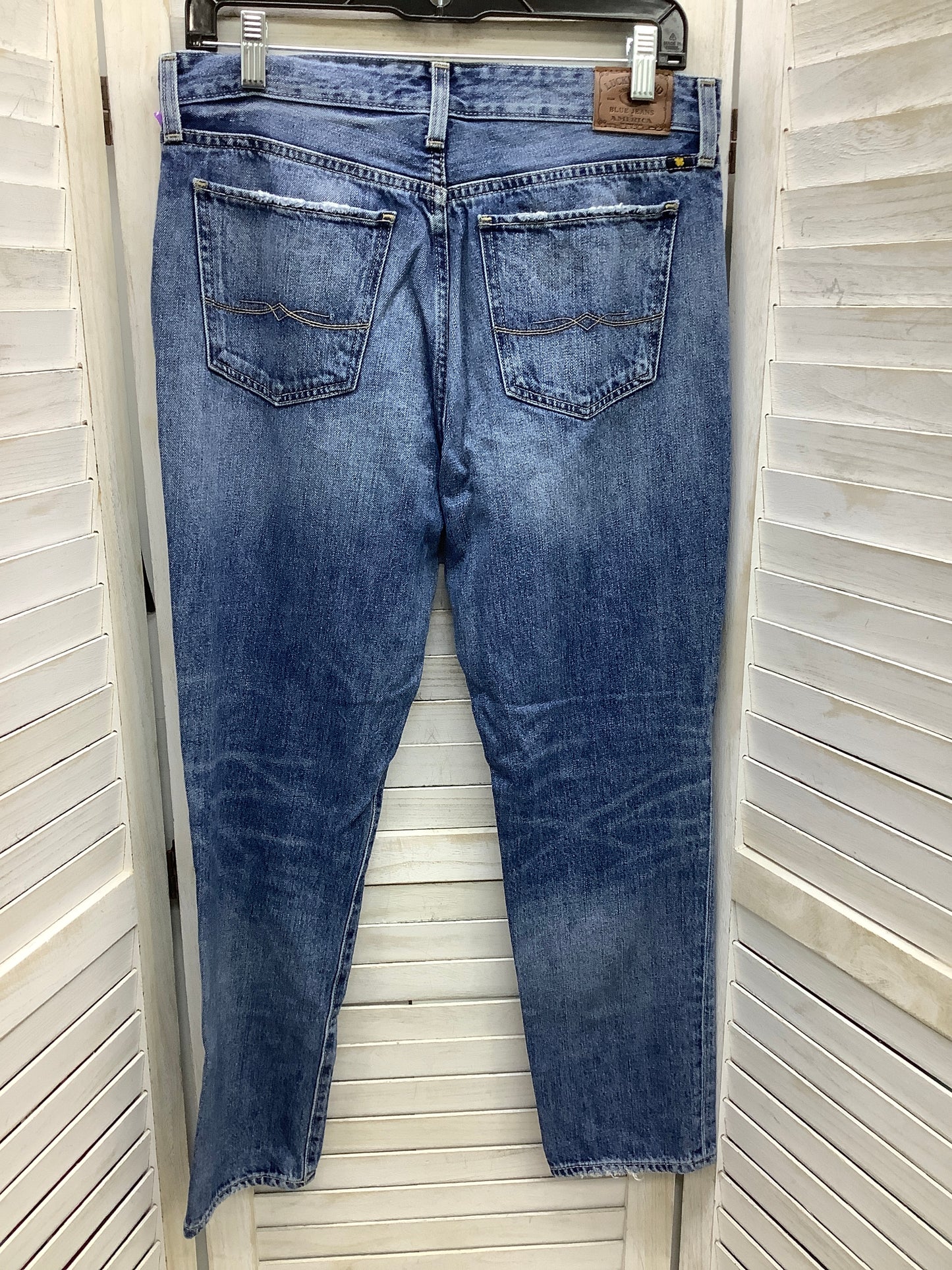 Blue Denim Jeans Boyfriend Lucky Brand, Size 6