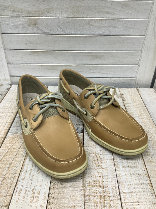 Brown Shoes Flats Sperry, Size 7.5