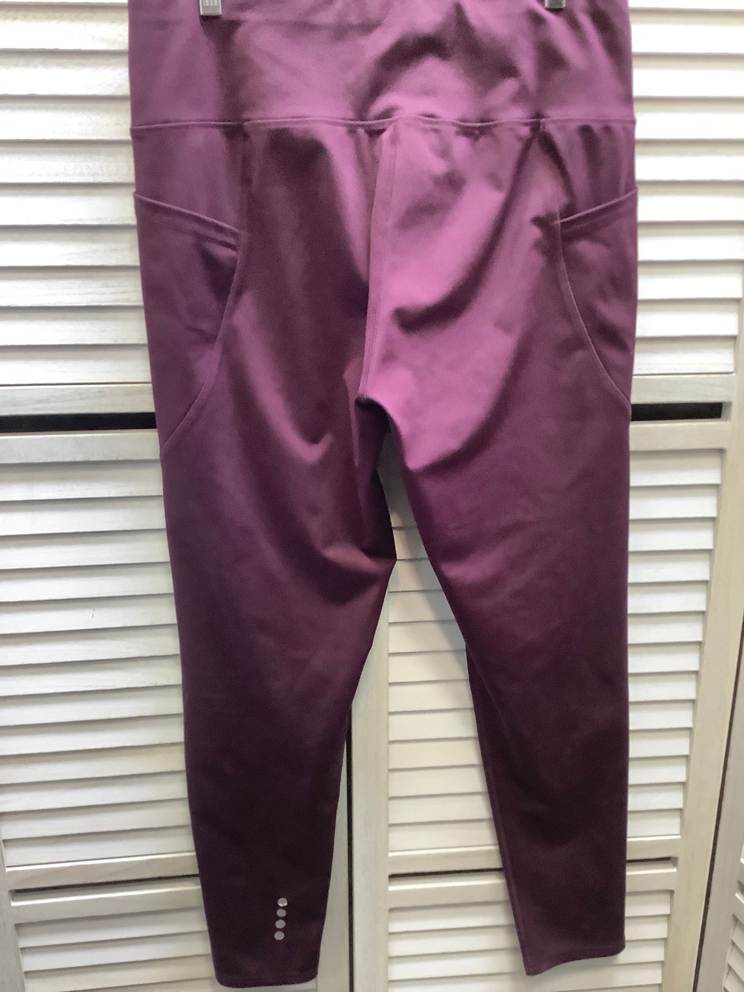 Athletic Leggings By Clothes Mentor In Purple, Size: L