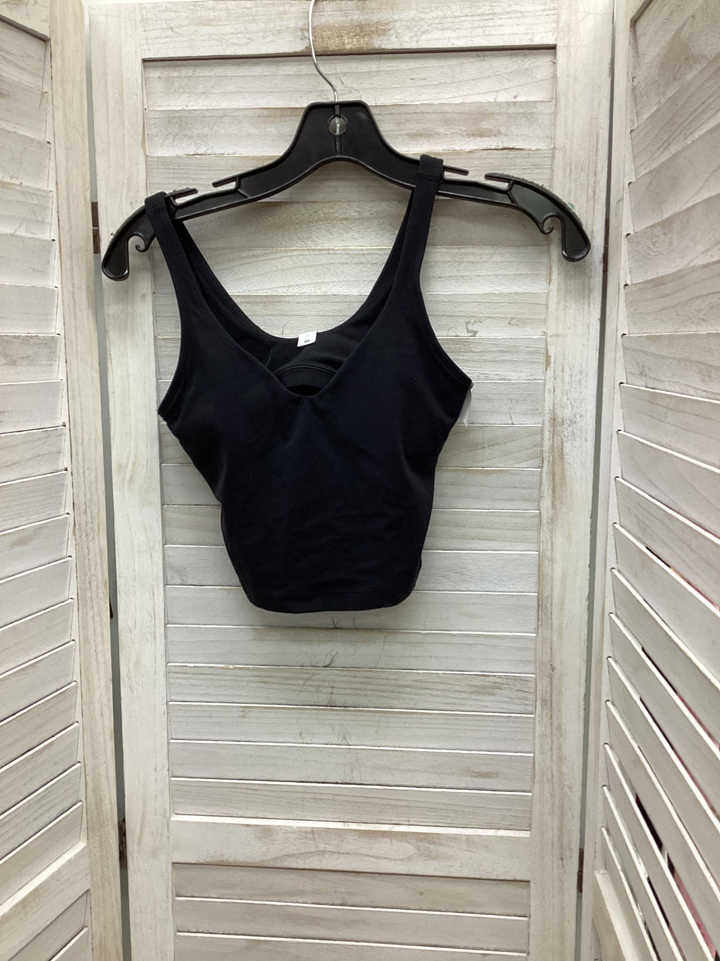 Athletic Tank Top By Lululemon In Black, Size: 2