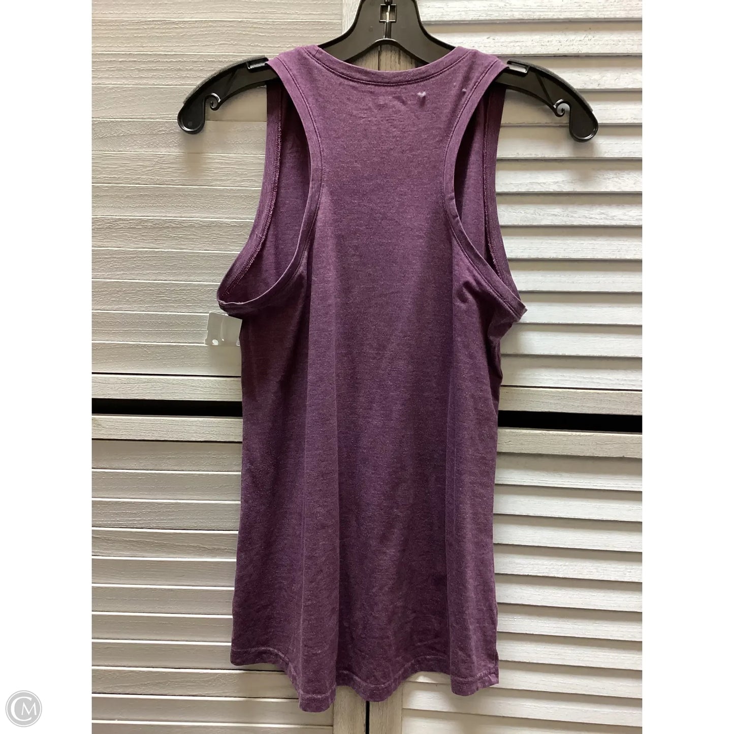 Athletic Tank Top By Reebok In Purple, Size: S