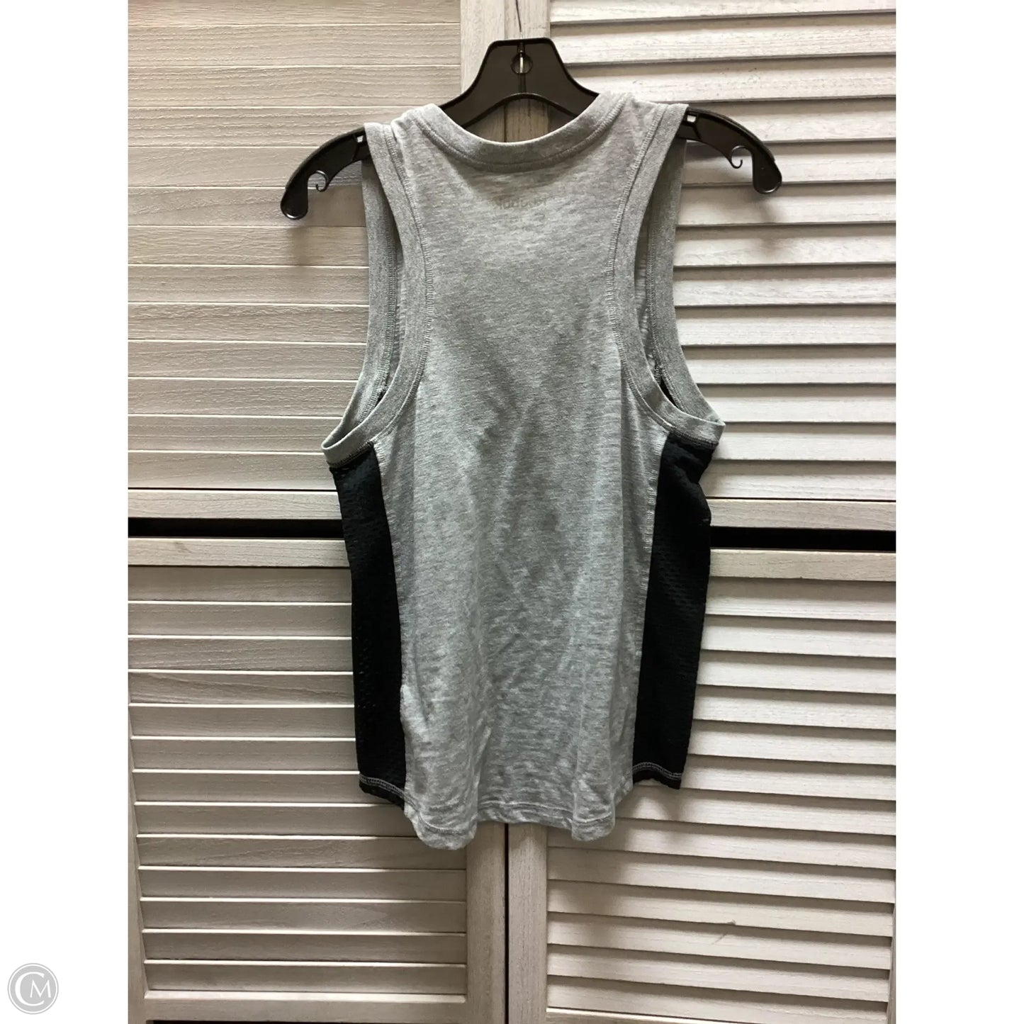 Athletic Tank Top By Reebok In Grey, Size: S