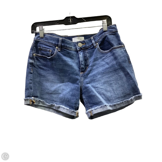 Shorts By Loft In Blue Denim, Size: 4