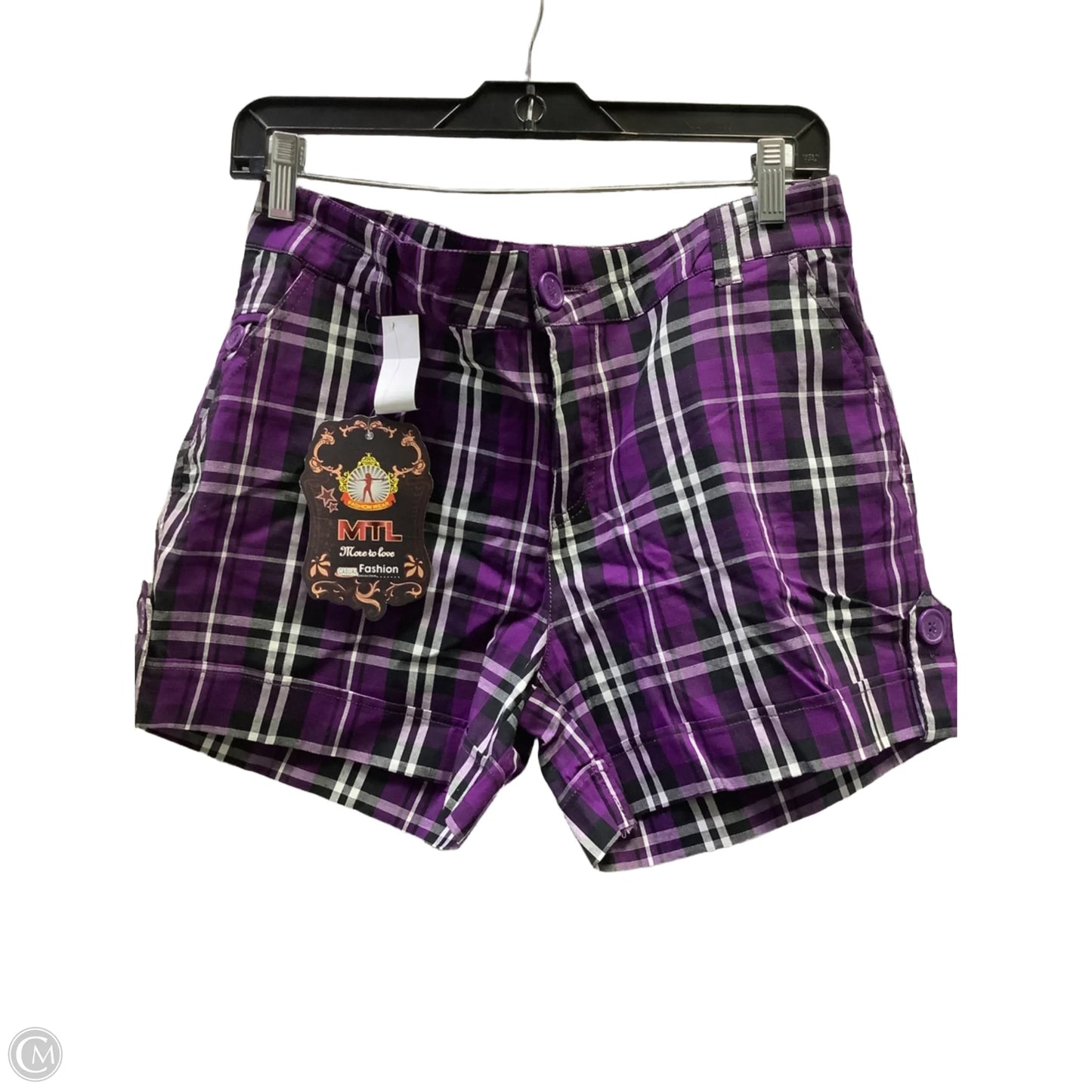 Shorts By Clothes Mentor In Plaid Pattern, Size: 10