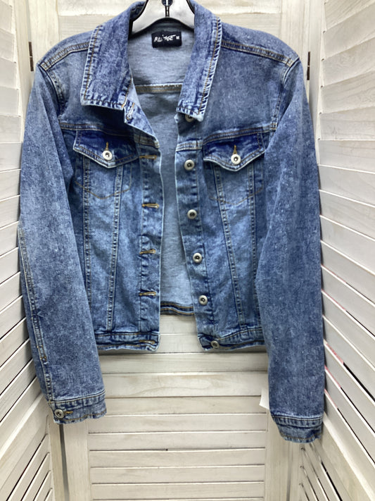 Blue Denim Jacket Denim Clothes Mentor, Size M