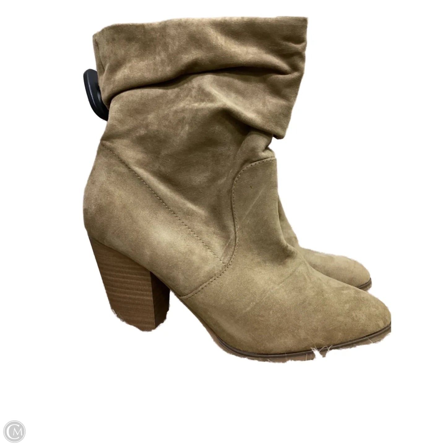 Boots Ankle Heels By Universal Thread In Tan, Size: 7.5
