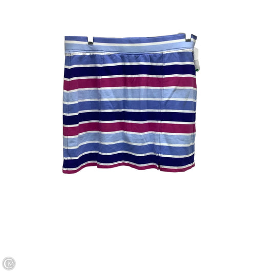 Skort By Crown And Ivy In Striped Pattern, Size: L