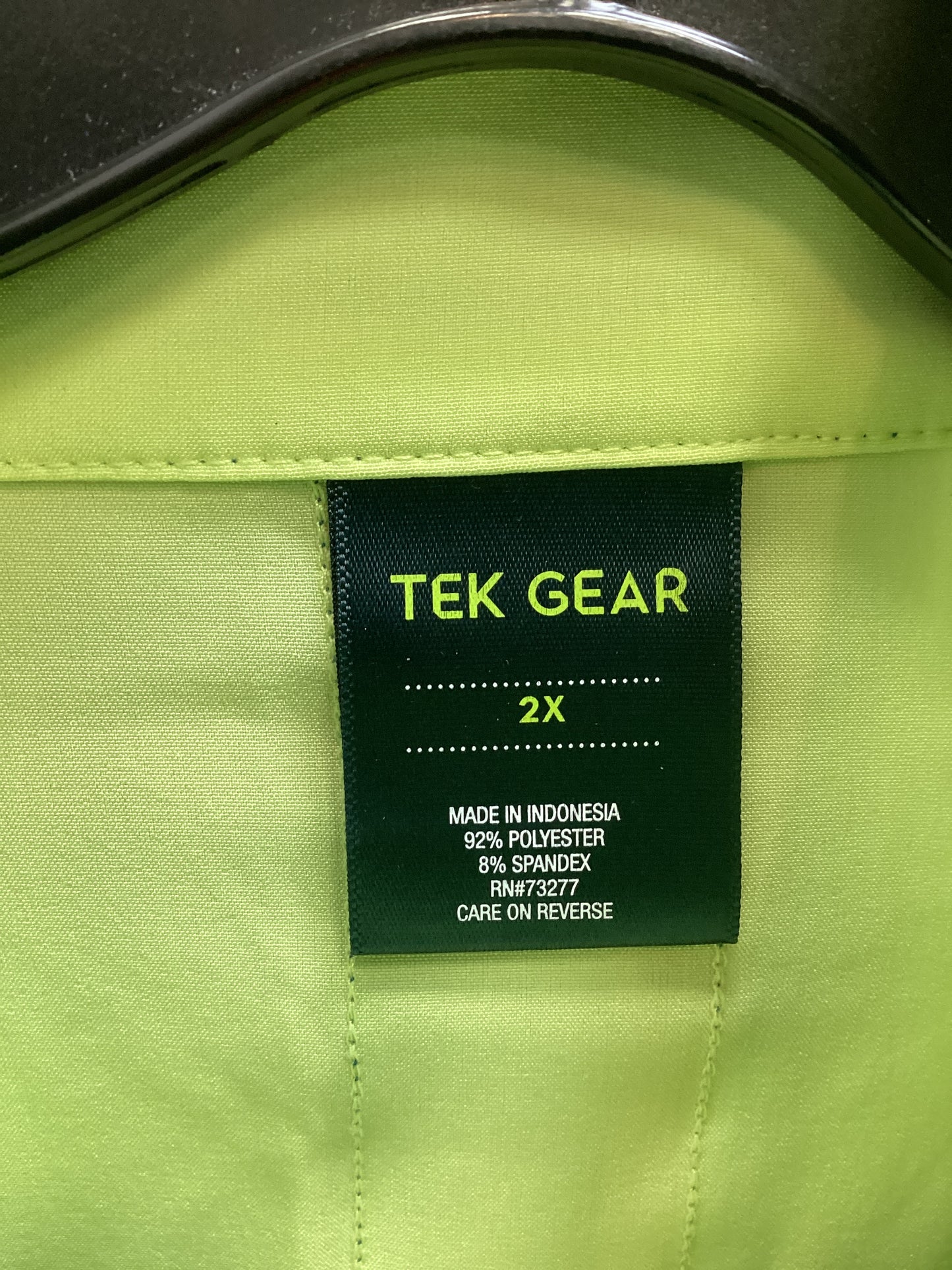 Athletic Jacket By Tek Gear In Teal, Size: 2x