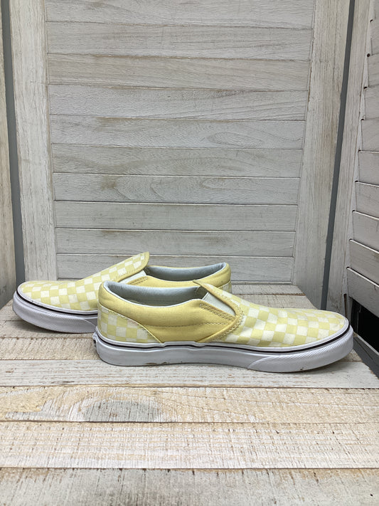 Shoes Sneakers By Vans In Yellow, Size: 5.5