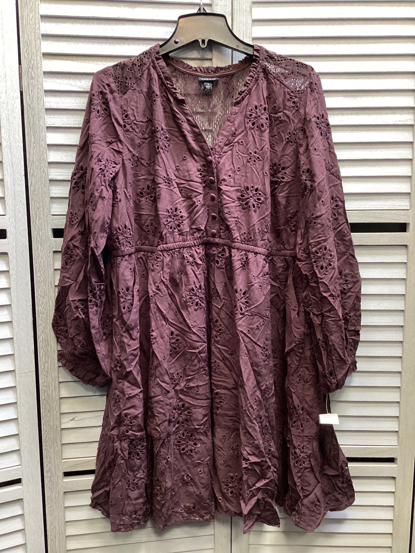 Dress Casual Midi By Torrid In Purple, Size: 1x