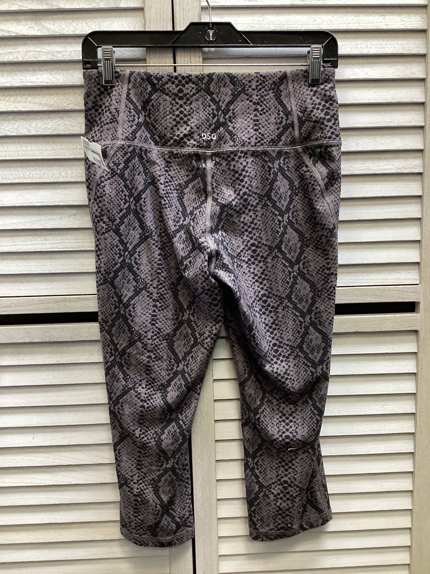 Athletic Leggings By Dsg Outerwear In Snakeskin Print, Size: M