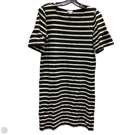 Dress Casual Midi By J. Crew In Striped Pattern, Size: S