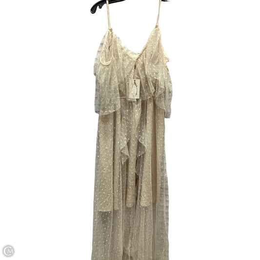 Dress Casual Maxi By Clothes Mentor In Ivory, Size: M