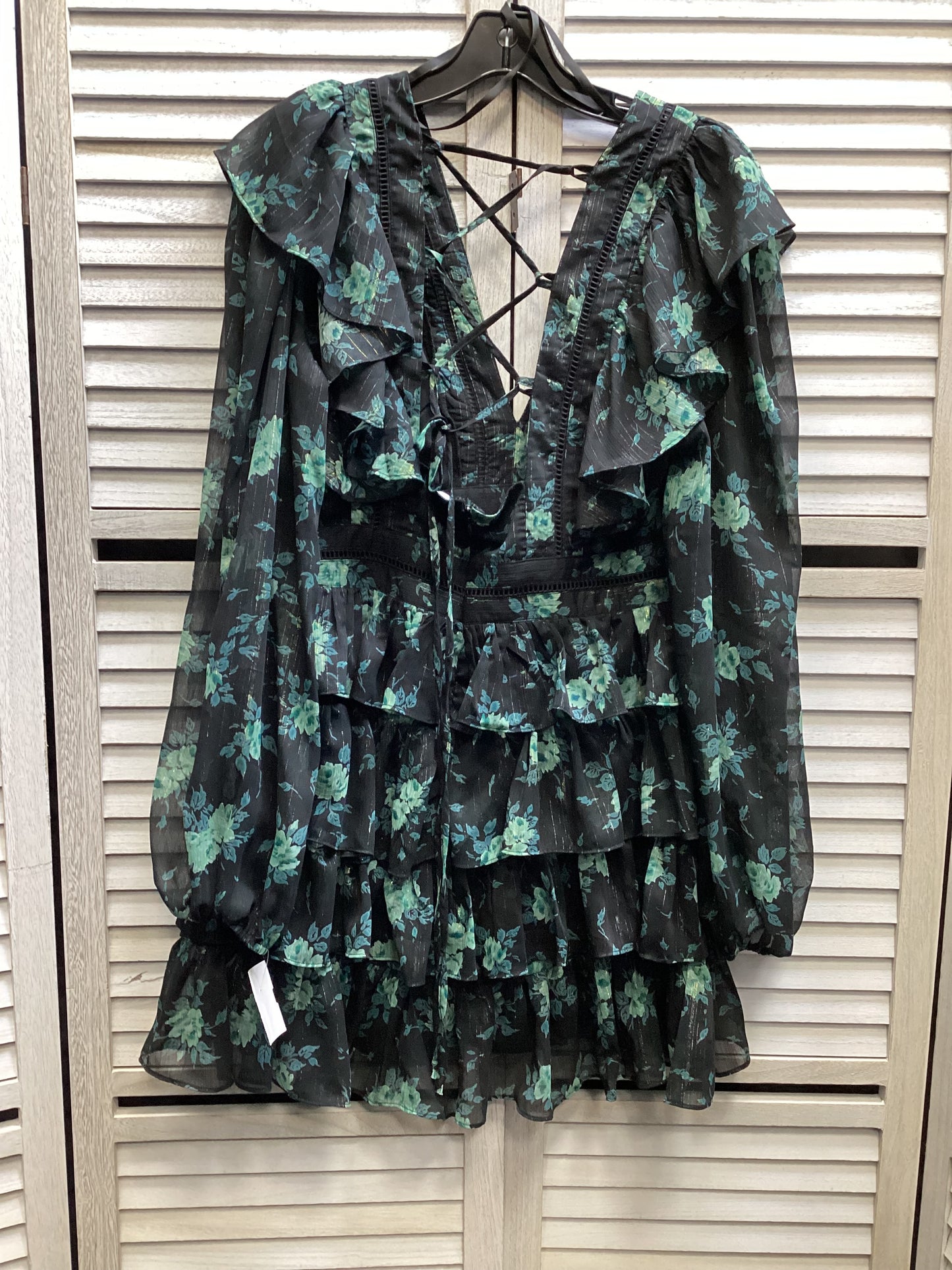 Dress Casual Midi By Clothes Mentor In Floral Print, Size: Xl