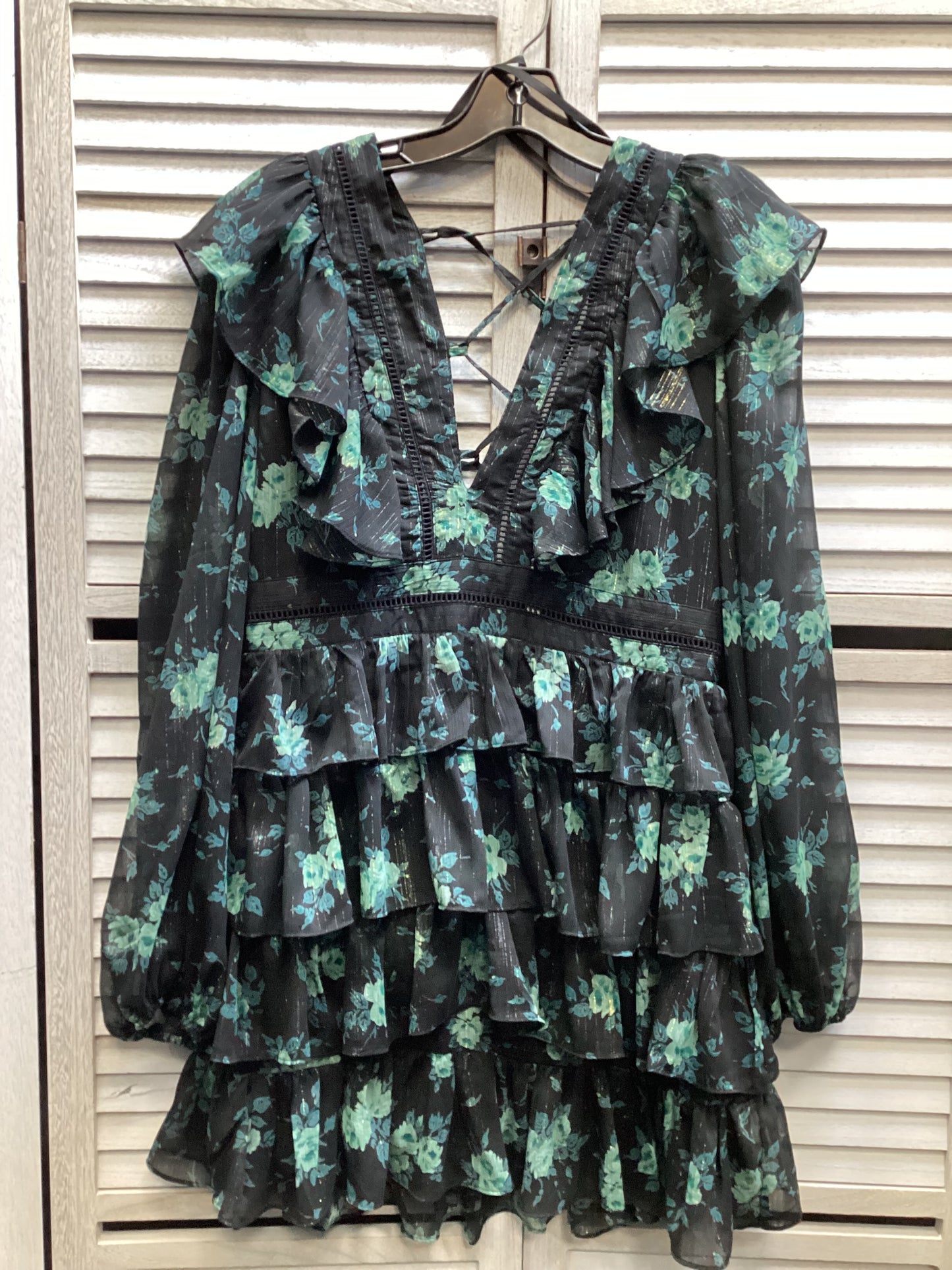Dress Casual Midi By Clothes Mentor In Floral Print, Size: Xl