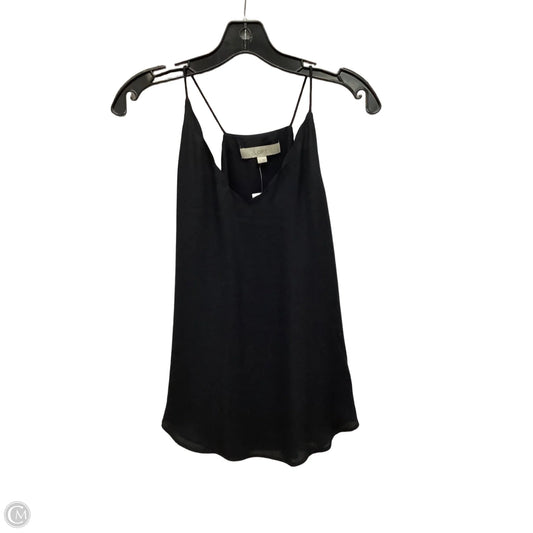 Top Sleeveless By Loft In Black, Size: S