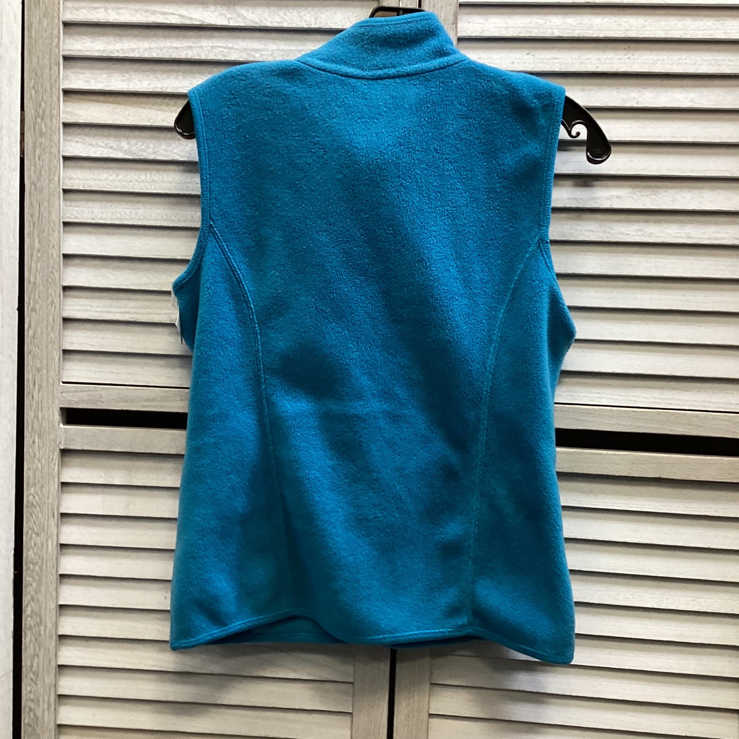 Vest Fleece By Karen Scott In Blue, Size: S