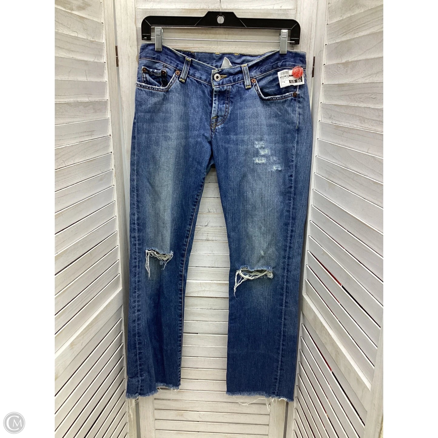 Jeans Skinny By Lucky Brand In Blue Denim, Size: 6
