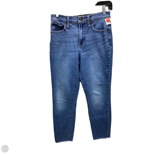 Jeans Skinny By J. Crew In Blue Denim, Size: 4