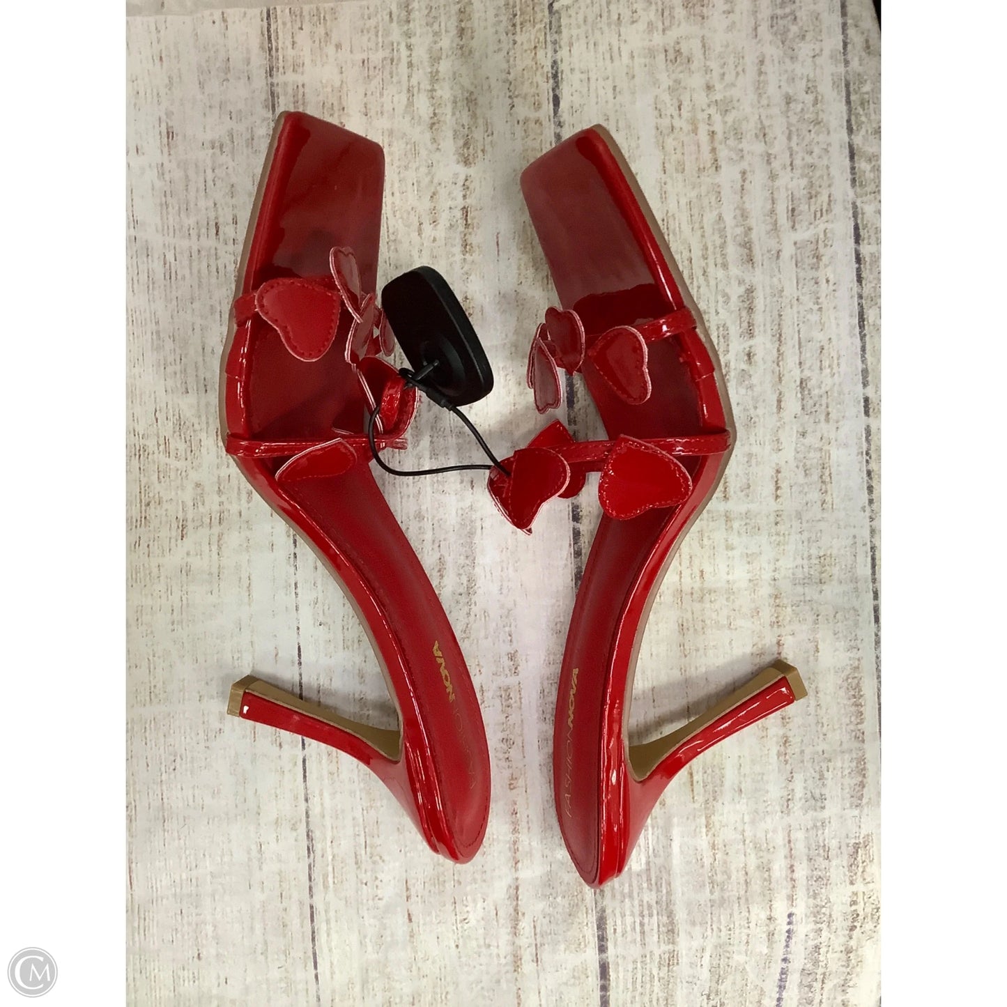 Shoes Heels Stiletto By Fashion Nova In Red, Size: 11