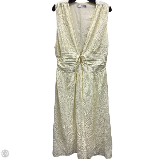 Dress Casual Maxi By Abercrombie And Fitch In Yellow, Size: Xxl