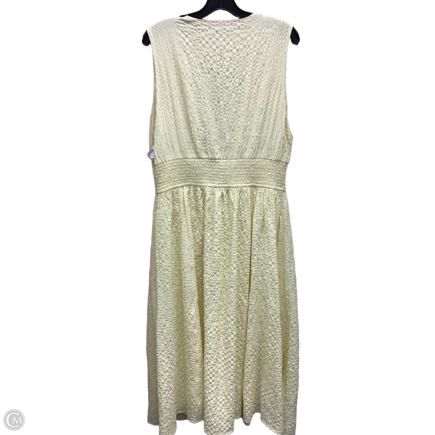 Dress Casual Maxi By Abercrombie And Fitch In Yellow, Size: Xxl