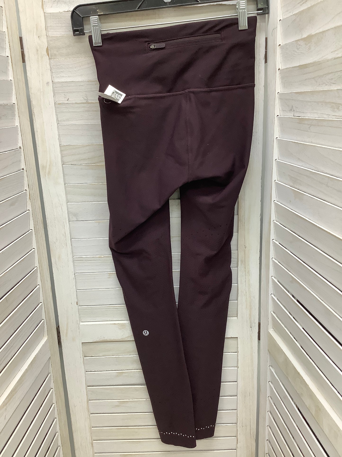 Athletic Leggings By Lululemon In Purple, Size: S