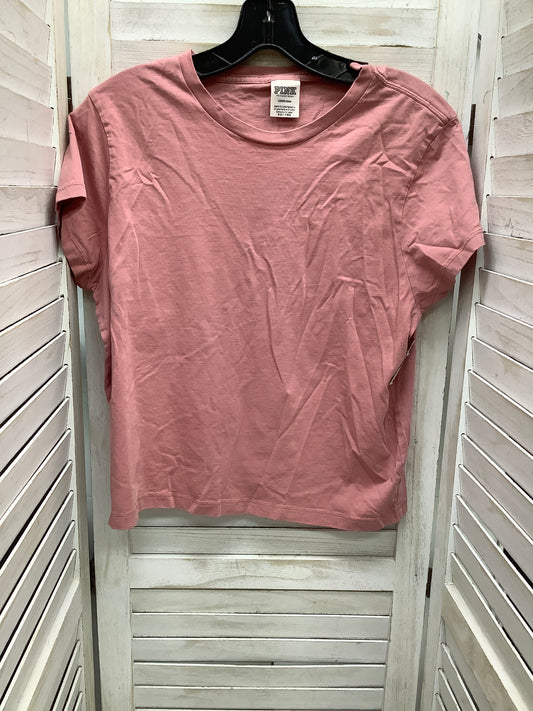 Top Short Sleeve By Pink In Pink, Size: L