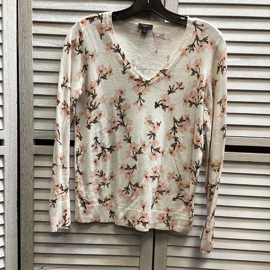 Top Long Sleeve By Ann Taylor In Floral Print, Size: S