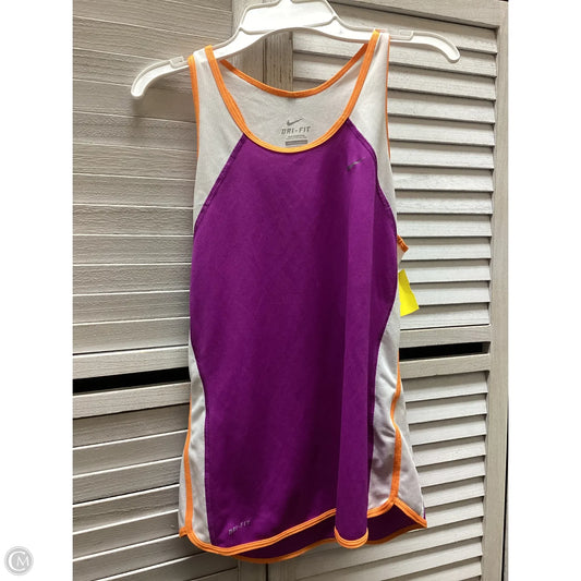 Athletic Tank Top By Nike In Multi-colored, Size: S