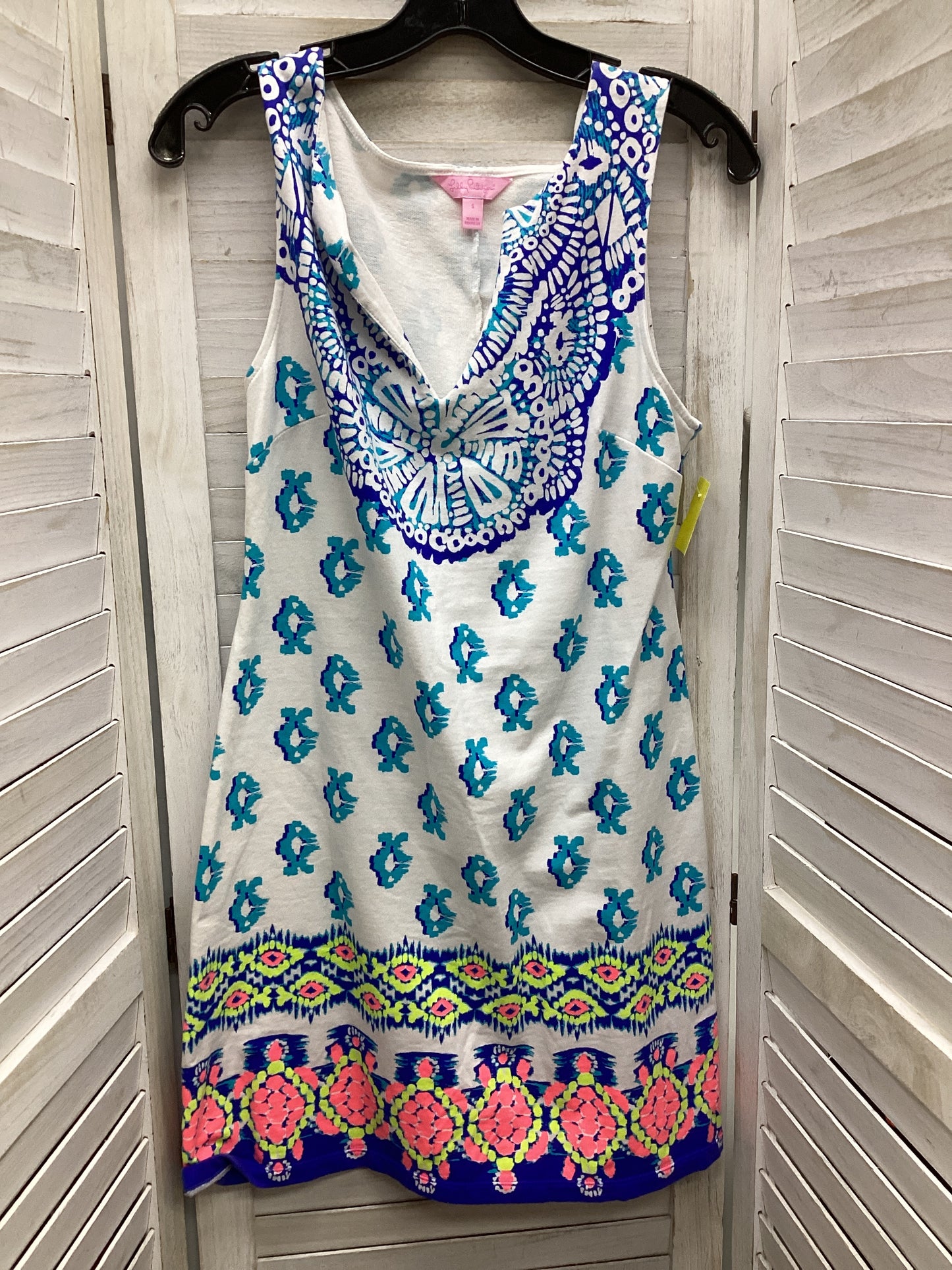 Dress Casual Midi By Lilly Pulitzer In Paisley Print, Size: S