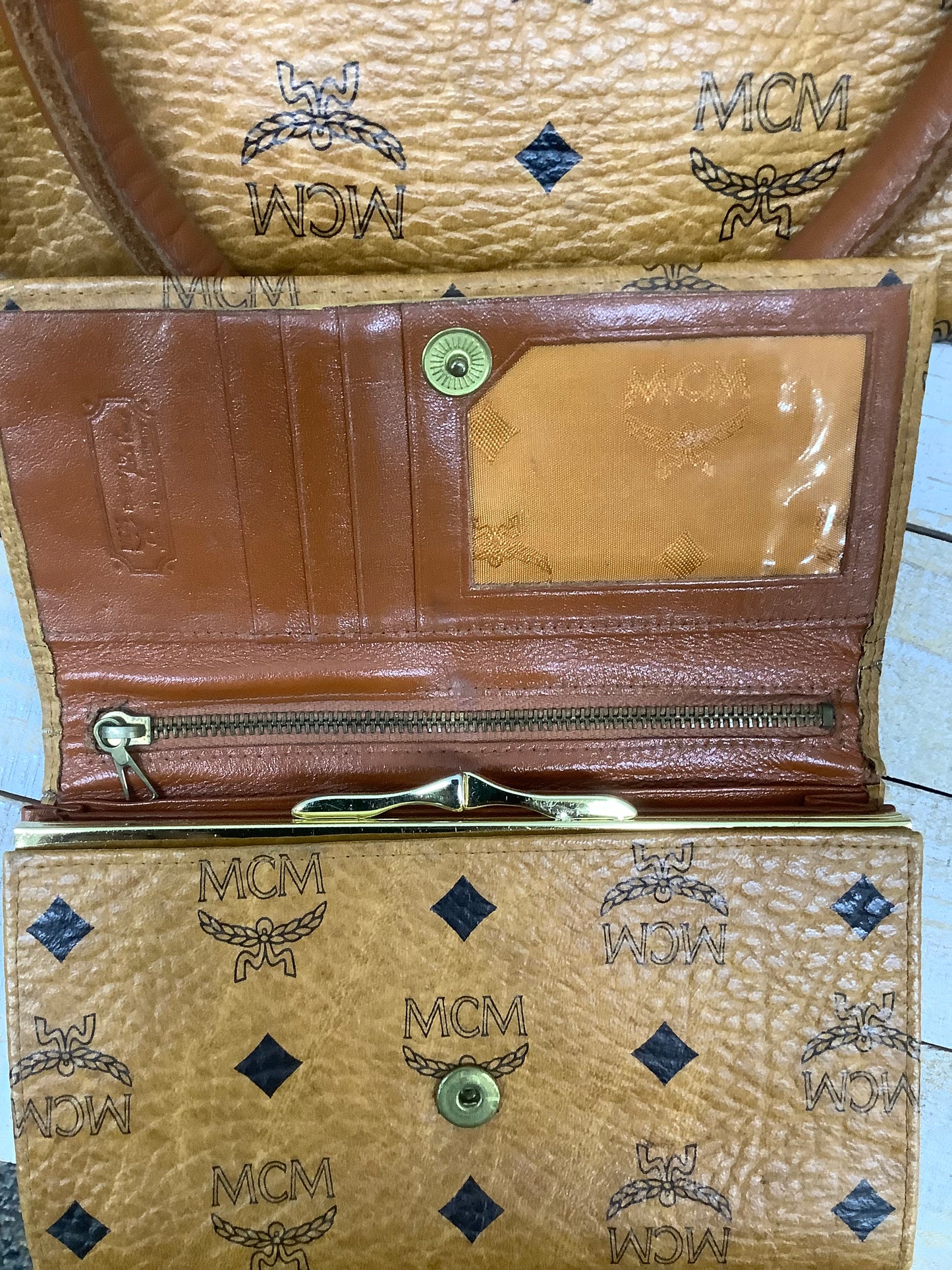 Handbag Designer By Mcm, Size: Large