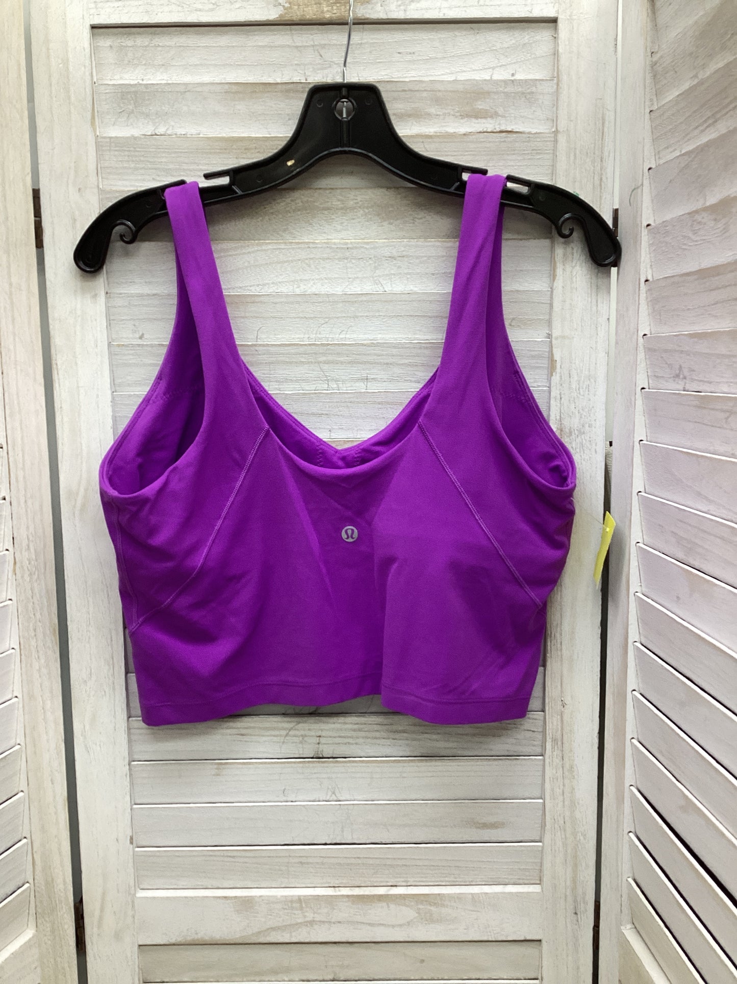 Athletic Bra By Lululemon In Purple, Size: L