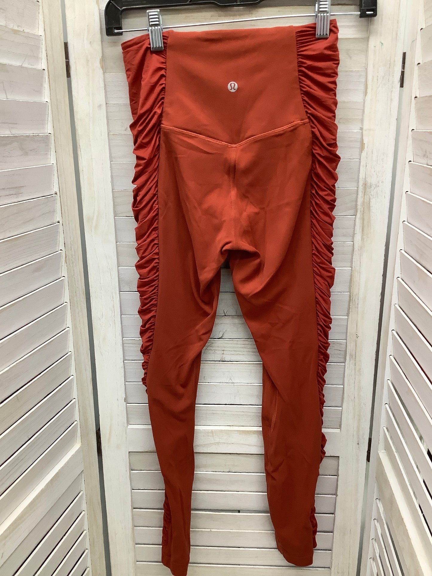 Athletic Leggings By Lululemon In Orange, Size: 6