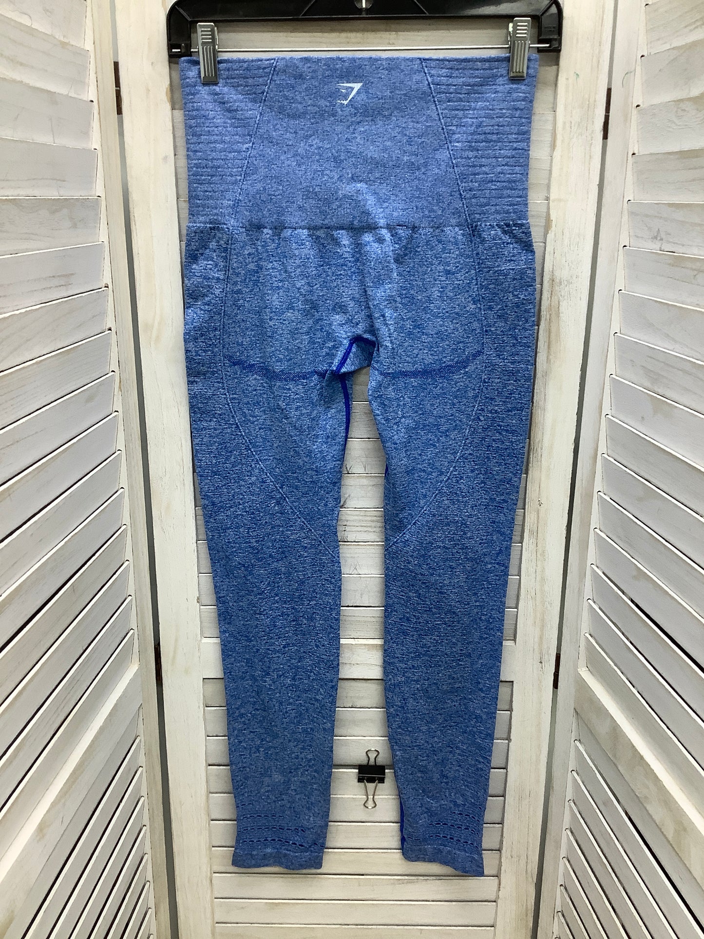 Athletic Leggings By Gym Shark In Blue, Size: S