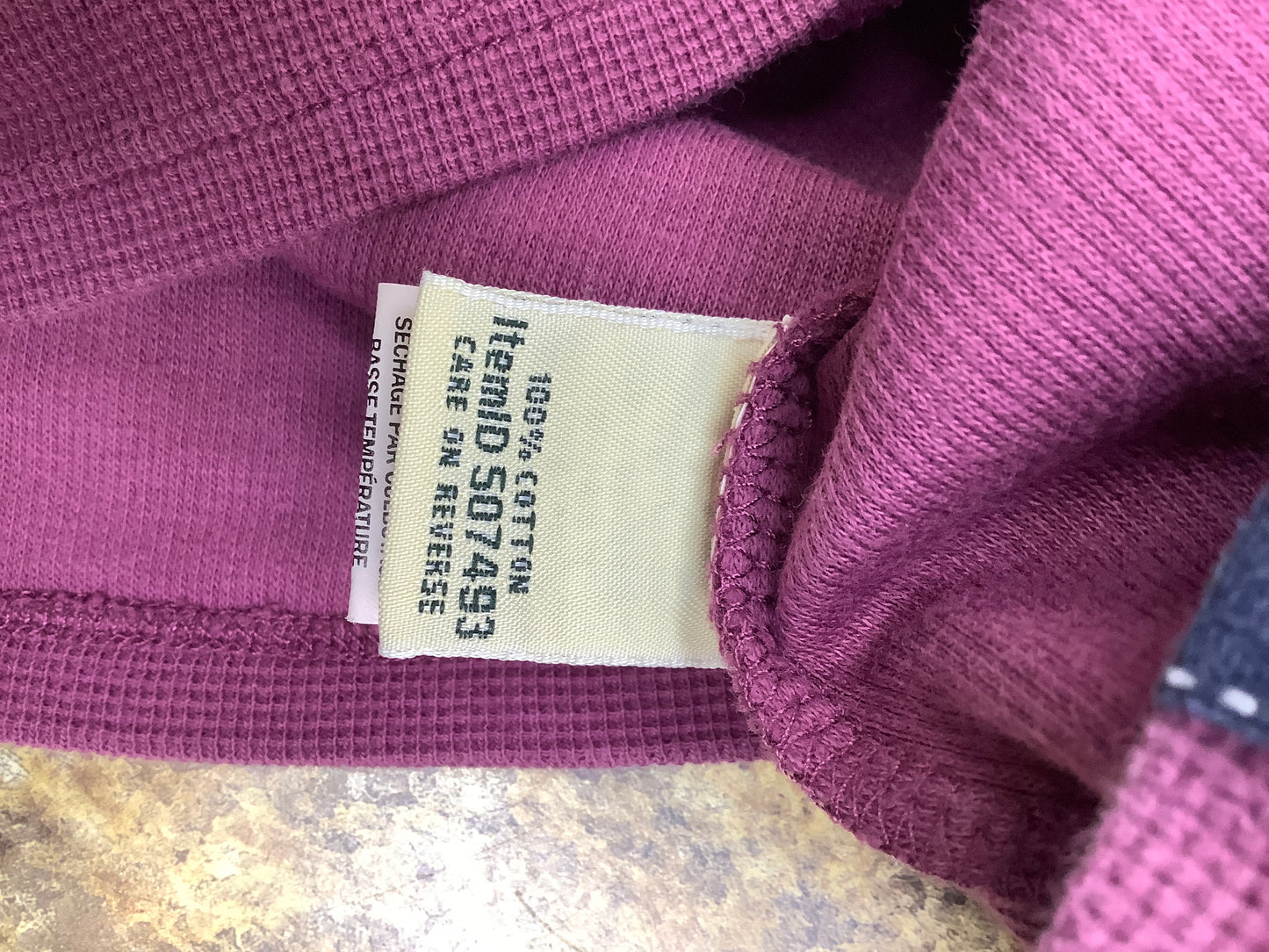 Top Long Sleeve By L.l. Bean In Purple, Size: Xl