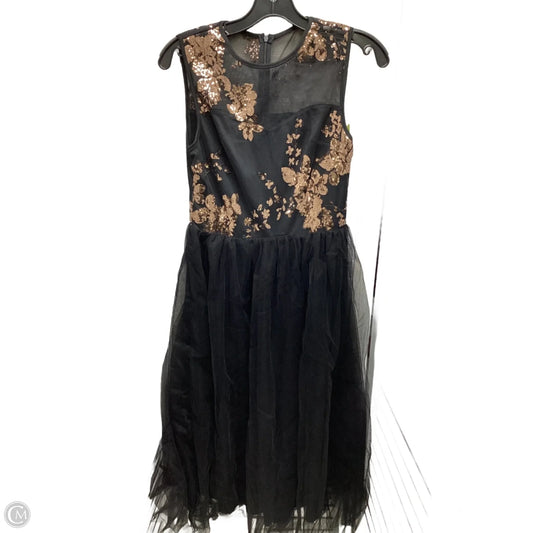 Dress Party Midi By Clothes Mentor In Black, Size: S