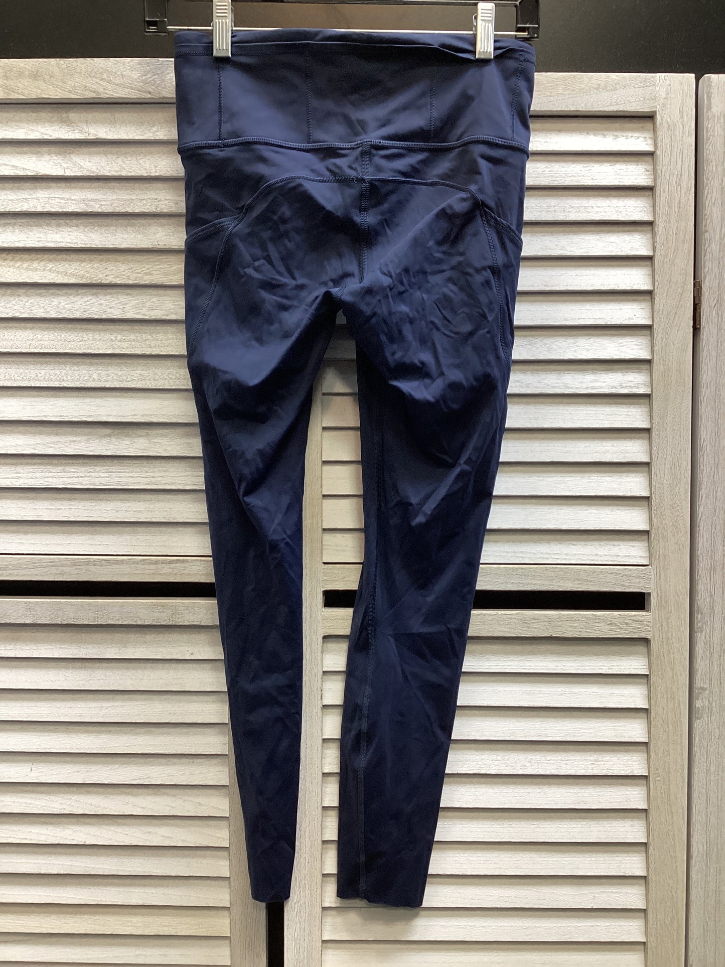 Athletic Leggings By Lululemon In Navy, Size: 6