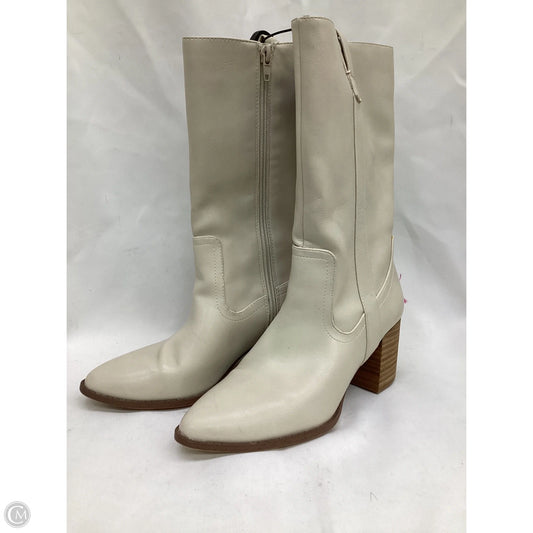 Boots Ankle Heels By Dolce Vita In Ivory, Size: 7