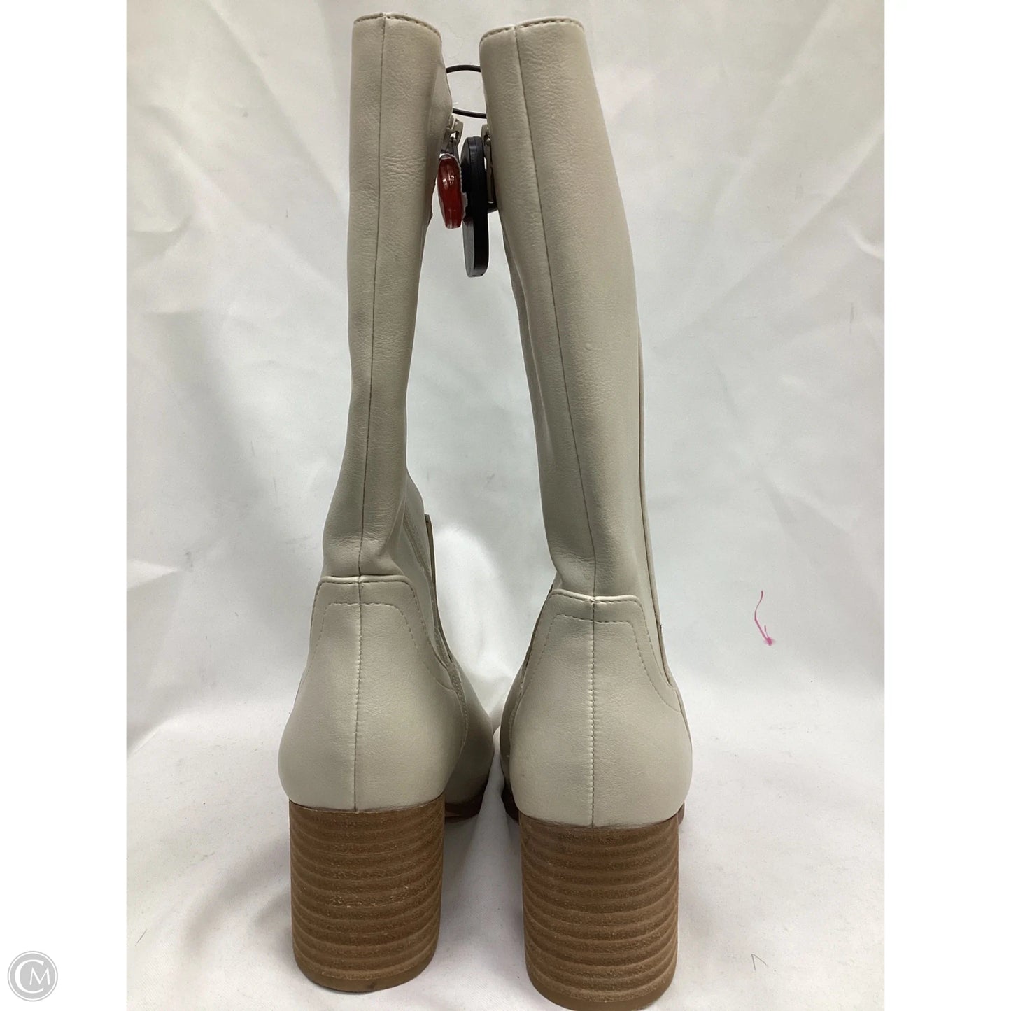 Boots Ankle Heels By Dolce Vita In Ivory, Size: 7