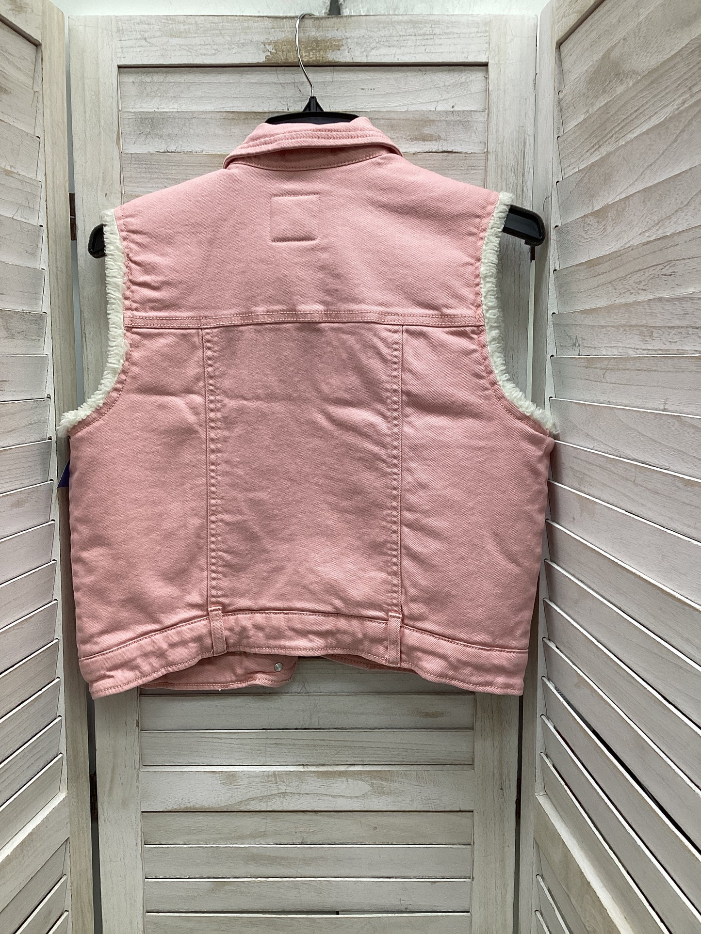 Vest Faux Fur & Sherpa By Celebrity Pink In Pink, Size: S