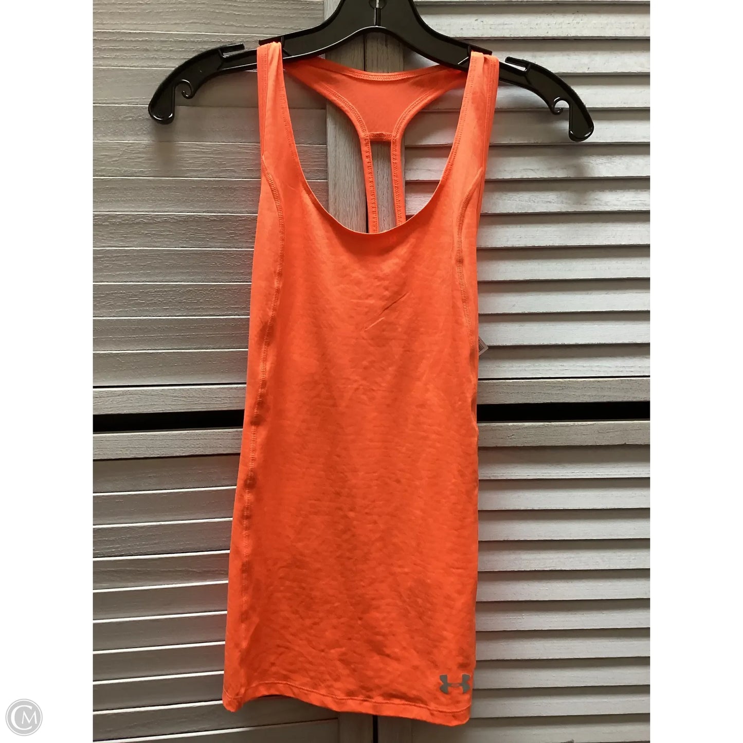 Athletic Tank Top By Under Armour In Orange, Size: Xs