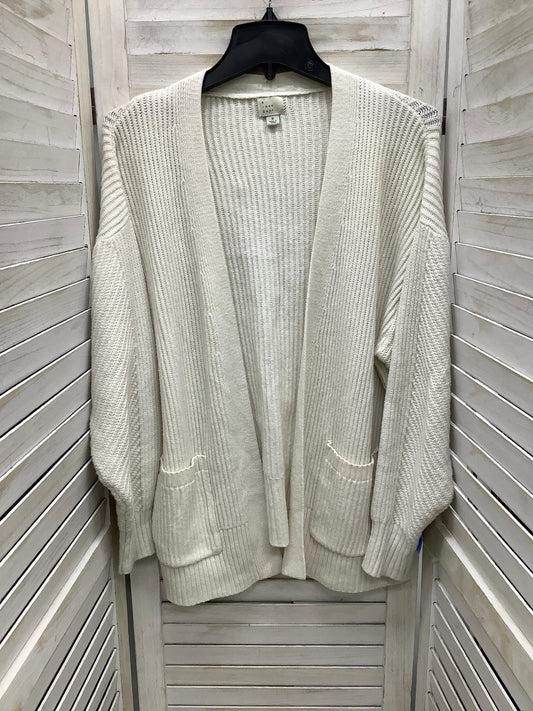 Cardigan By A New Day In Ivory, Size: S