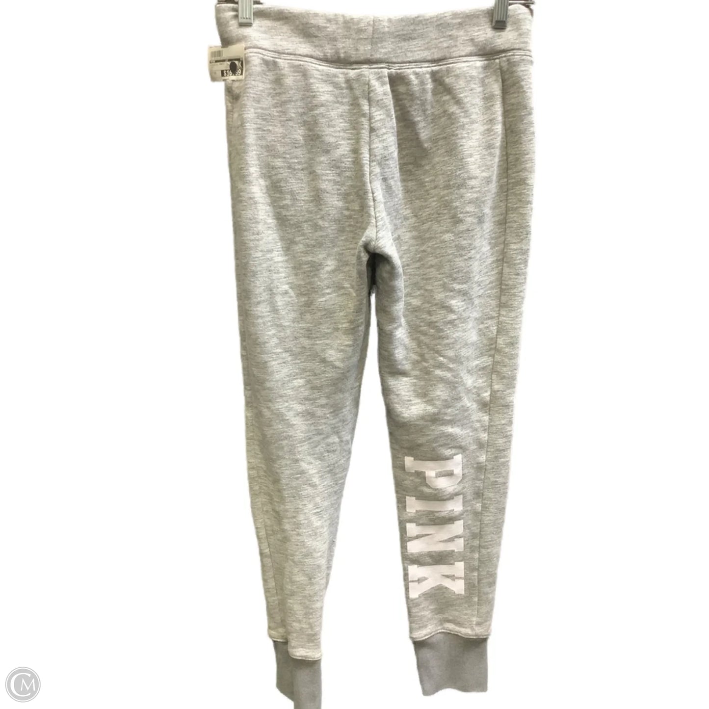 Athletic Pants By Pink In Grey, Size: Xs
